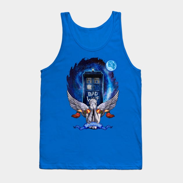 The Angel Has a Phone box Tank Top by Dezigner007
